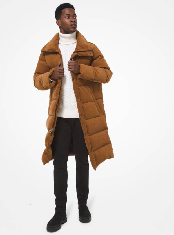Panske Kabáty Michael Kors Quilted Cotton Puffer Kvetinové - Oblecenie Michael Kors Slevy | SCTGJ-9601